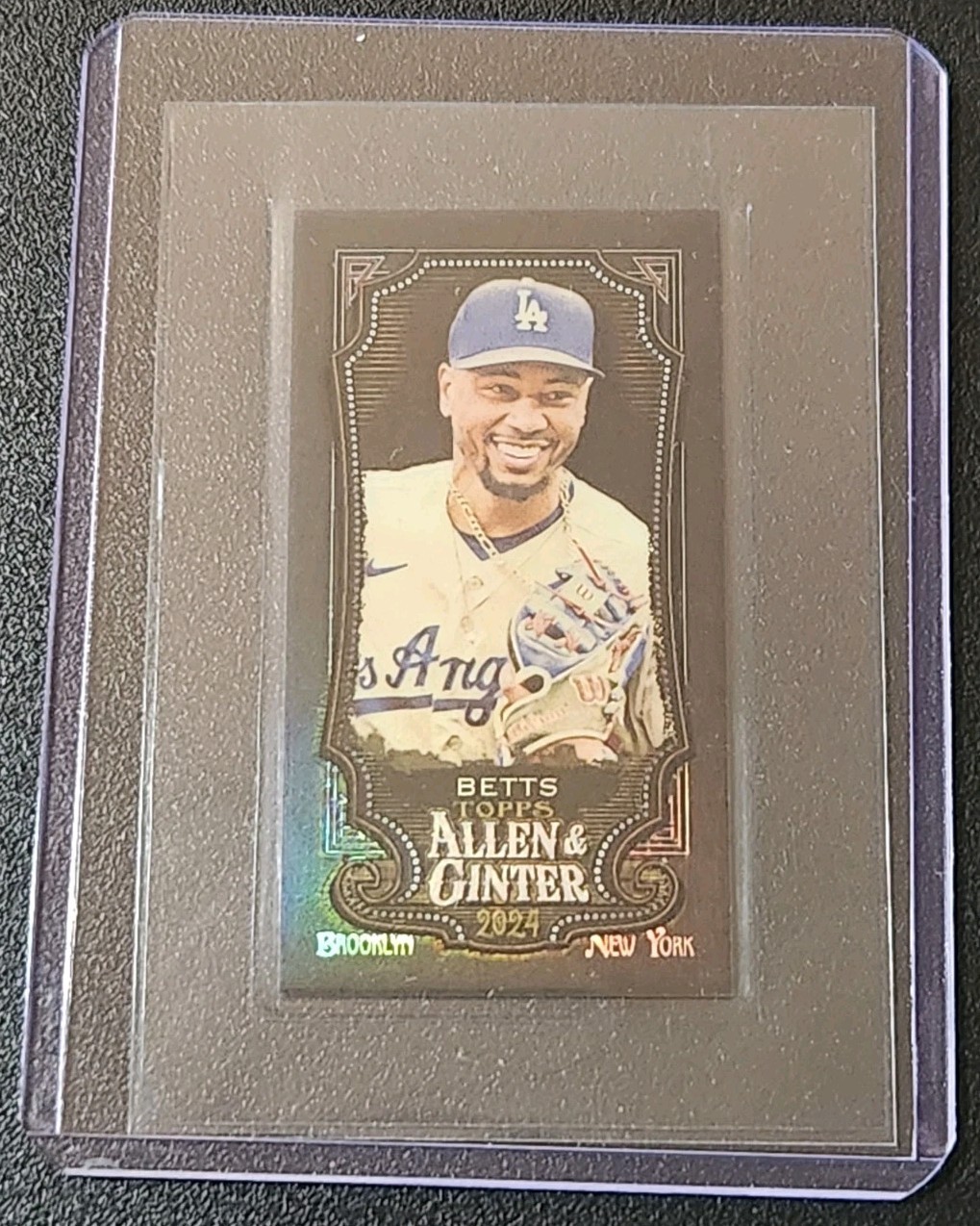 2024 Topps Allen & Ginter X #94 Mookie Betts Mini Refractor (Low Print Run) SSP