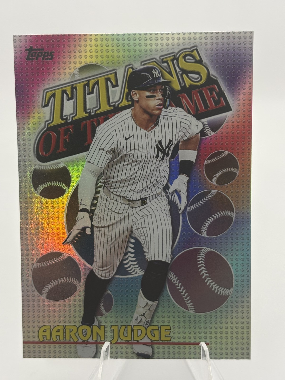 2026 Topps Aaron Judge Titans of the Game #TOG-3 NM
