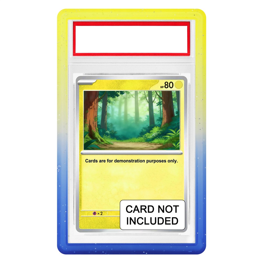 TPU Gradient Color Slab Protector Bumper Guard for PSA Graded Cards Protector