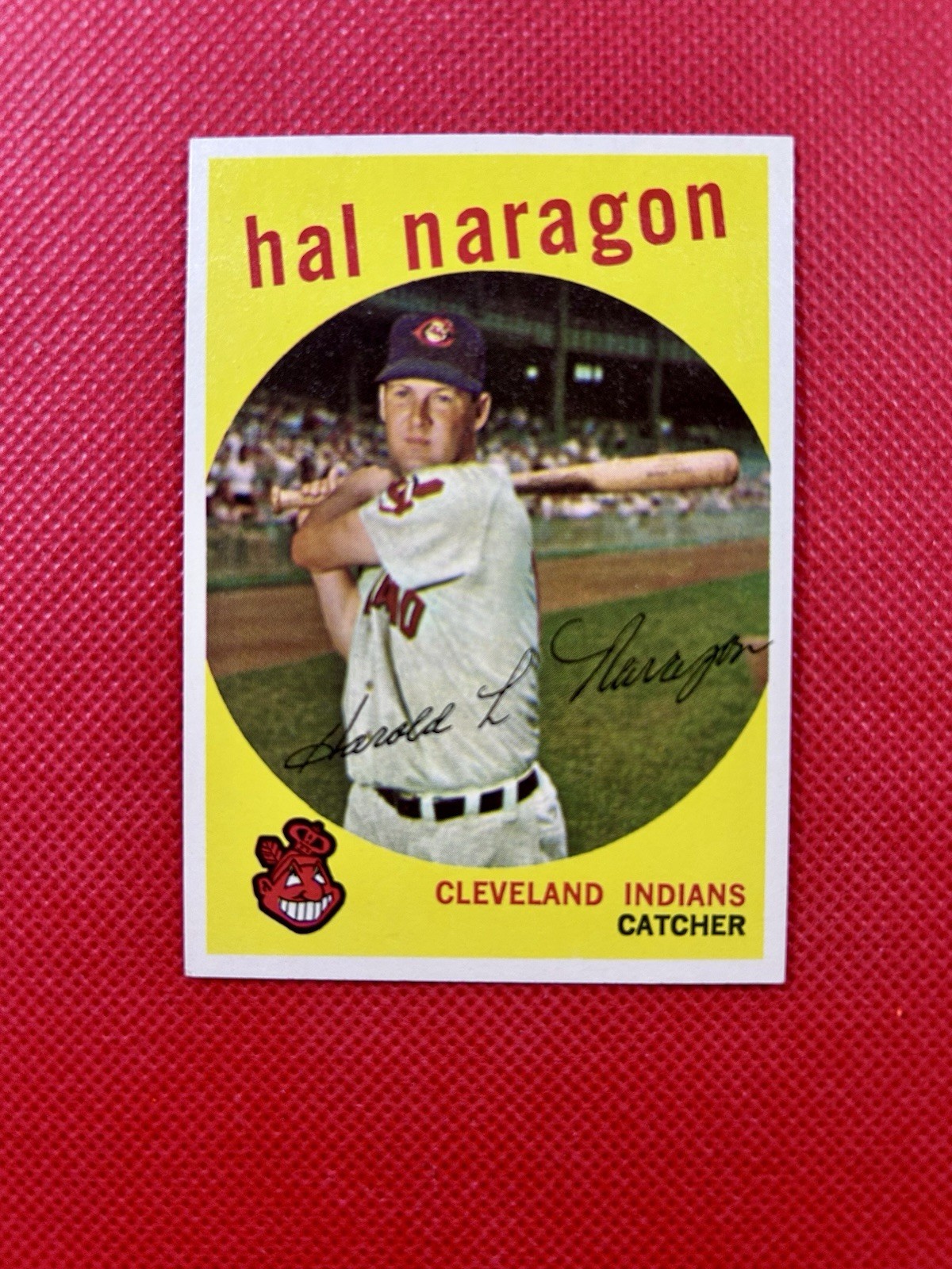 1959 Topps #376 Hal Naragon Washington Senators high-end NM-MT B59#376A1