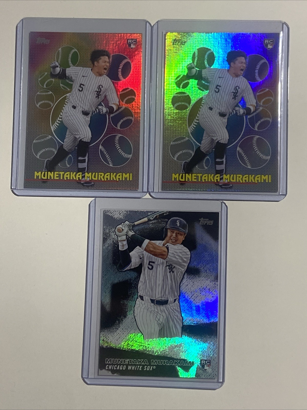 Munetaka Murakami (3) Card Set 2026 Series Two Baseball TOG-28 & SMLB-56 NM