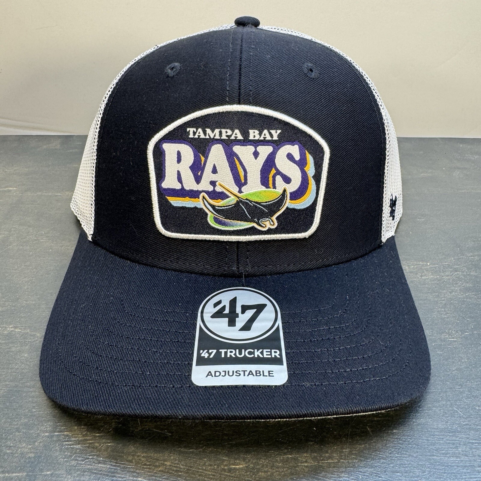 Tampa Bay Rays MLB ’47 Brand Snapback Adjustable Trucker Hat/Cap ⚾️