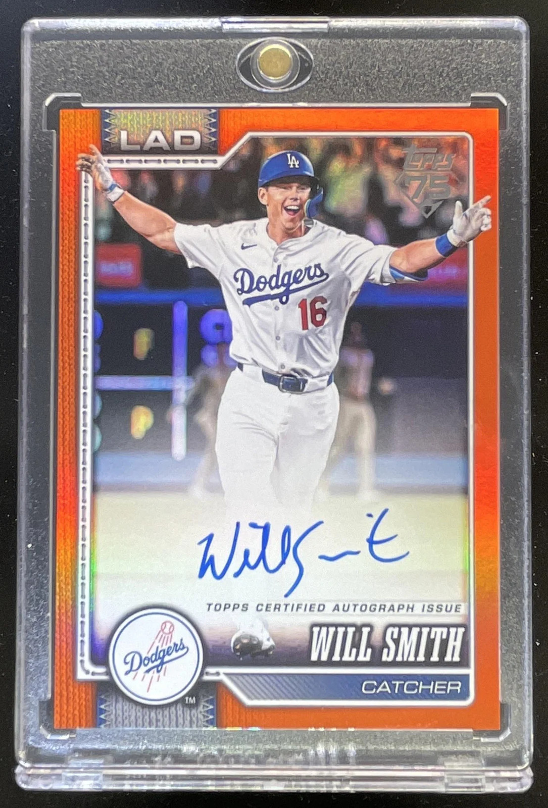 2026 Topps Series 2 Real One Autograph Orange Foil #631 Will Smith Auto /25