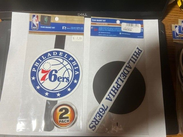 Philadelphia 76ers 2-pc Team Magnet Set #931 NEW 2014
