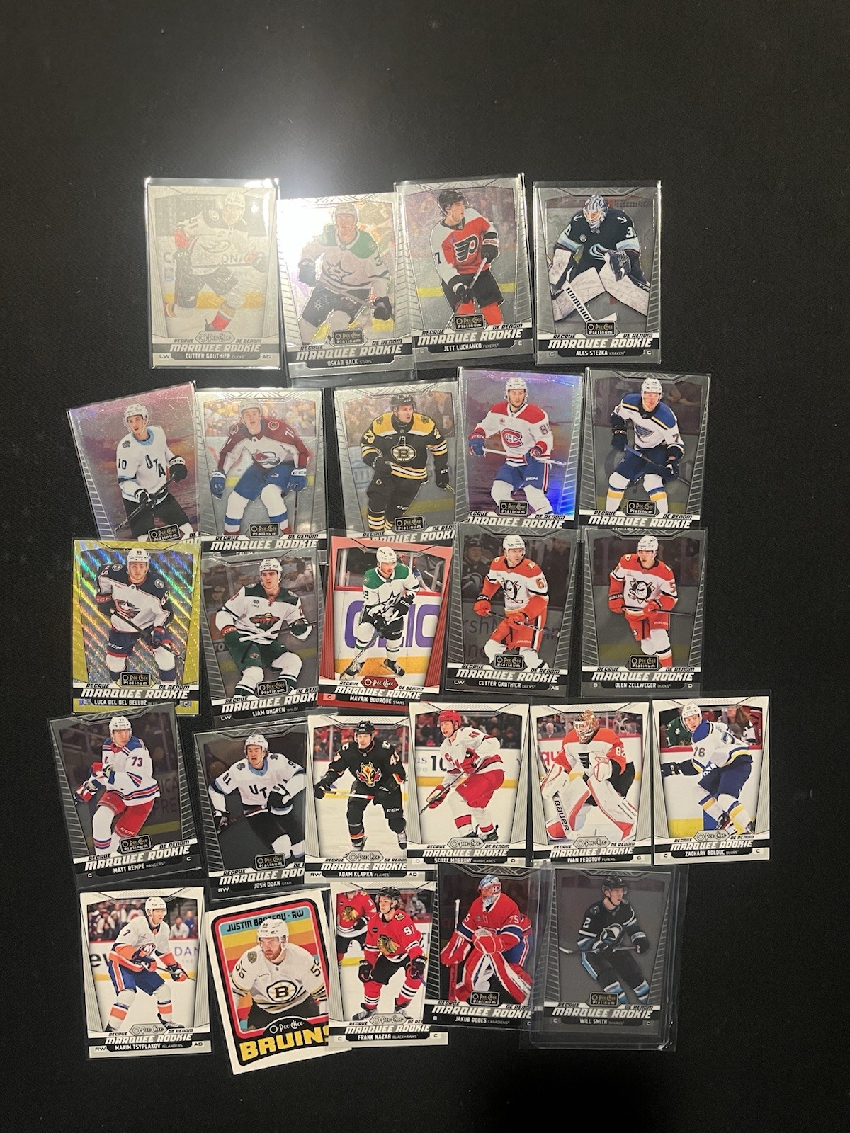 24/25 OPC & OPC Platinum-Marquee Rookie RC Lot. Cutter Gauthier, Will Smith…25 !