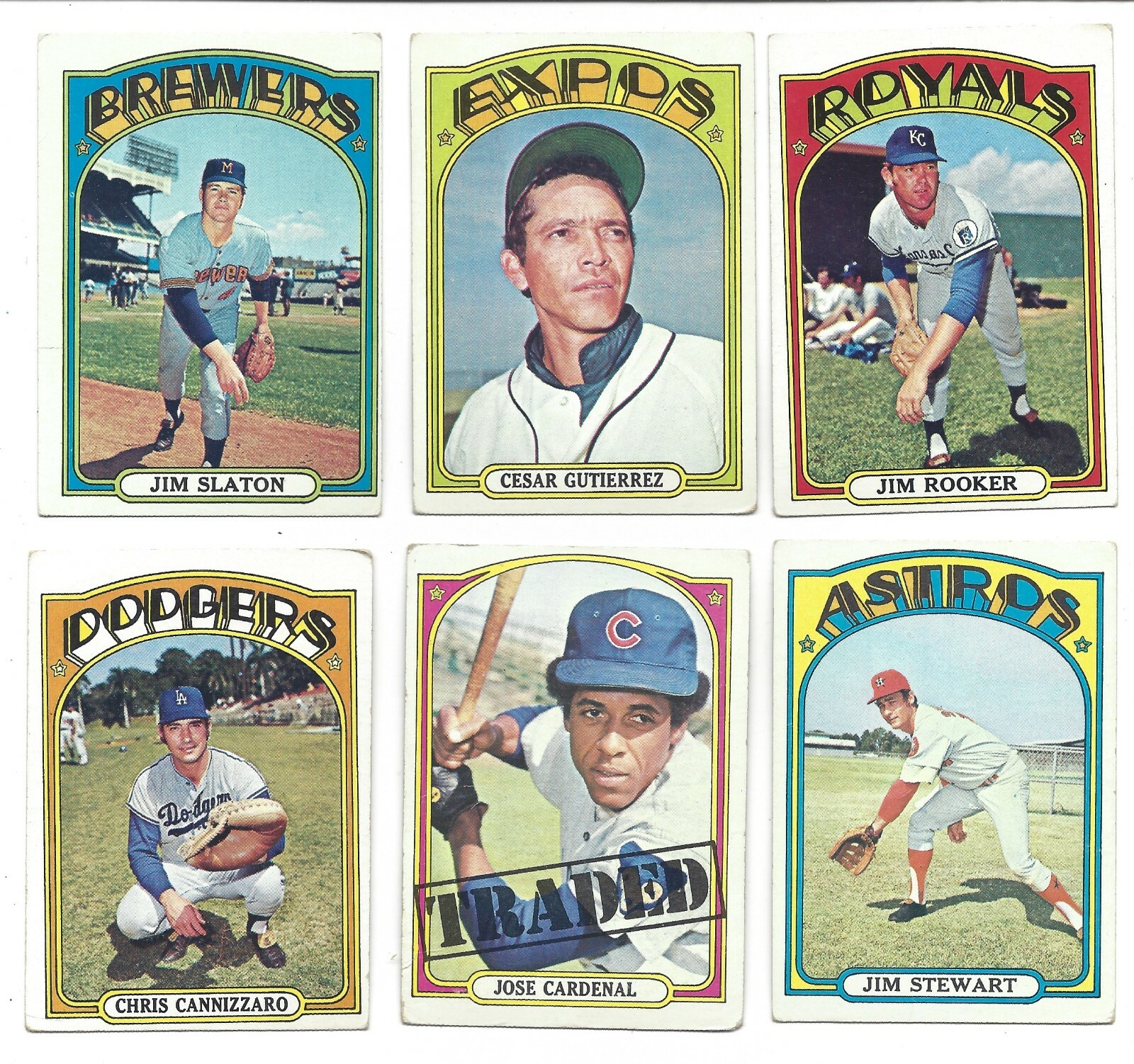 1972 Topps Baseball Cards ⚾ Pick A Player You Choose Finish Your Set VG Aaron