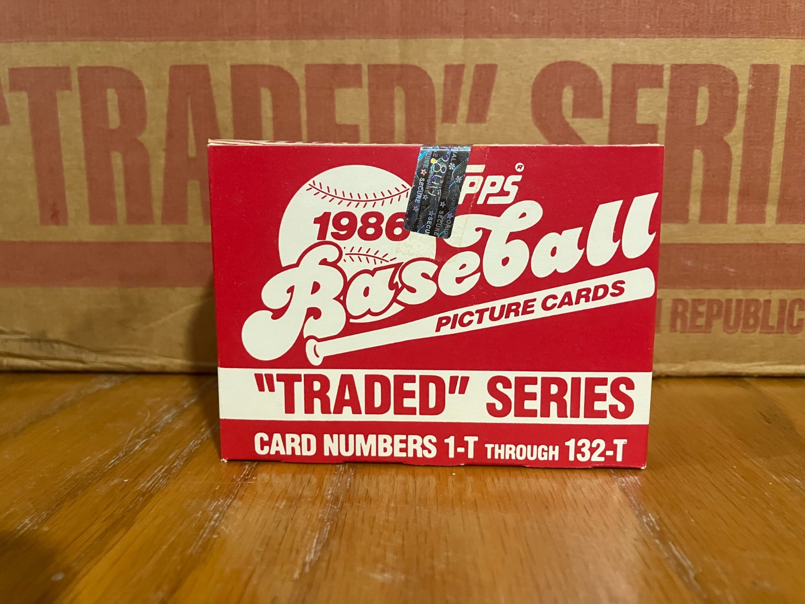 1986 TOPPS TRADED Baseball UNOPENED Factory Set From just opened case +Hologram