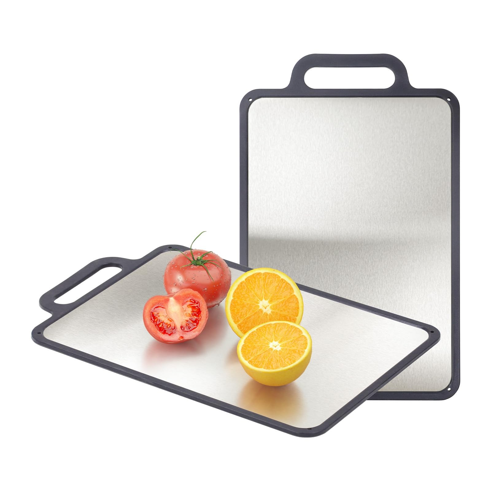 Double-Sided Solid Stainless Steel 15.3″L x 9.6″W, Color