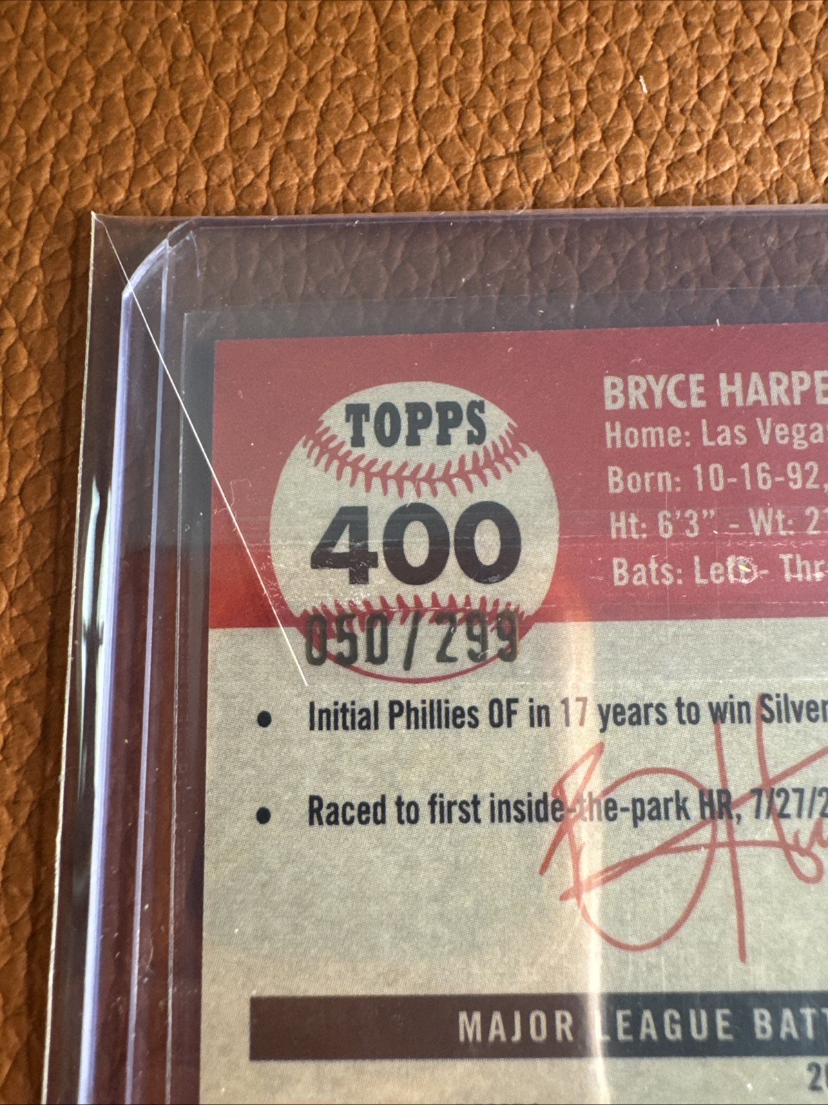 2022 Topps Chrome Platinum Anniversary – Bryce Harper #400 Aqua Lava…