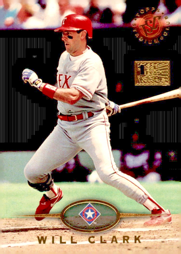 1995 Topps Stadium Club – Will Clark #131 1st Day Issue