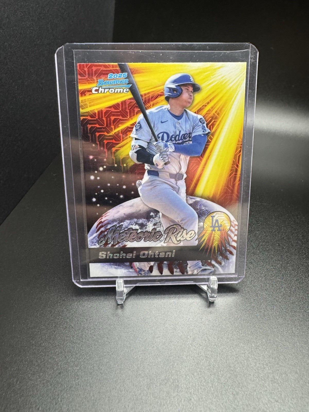 2025 Bowman Chrome – Meteoric Rise Shohei Ohtani #MR-12 Mojo Refractor Dodgers