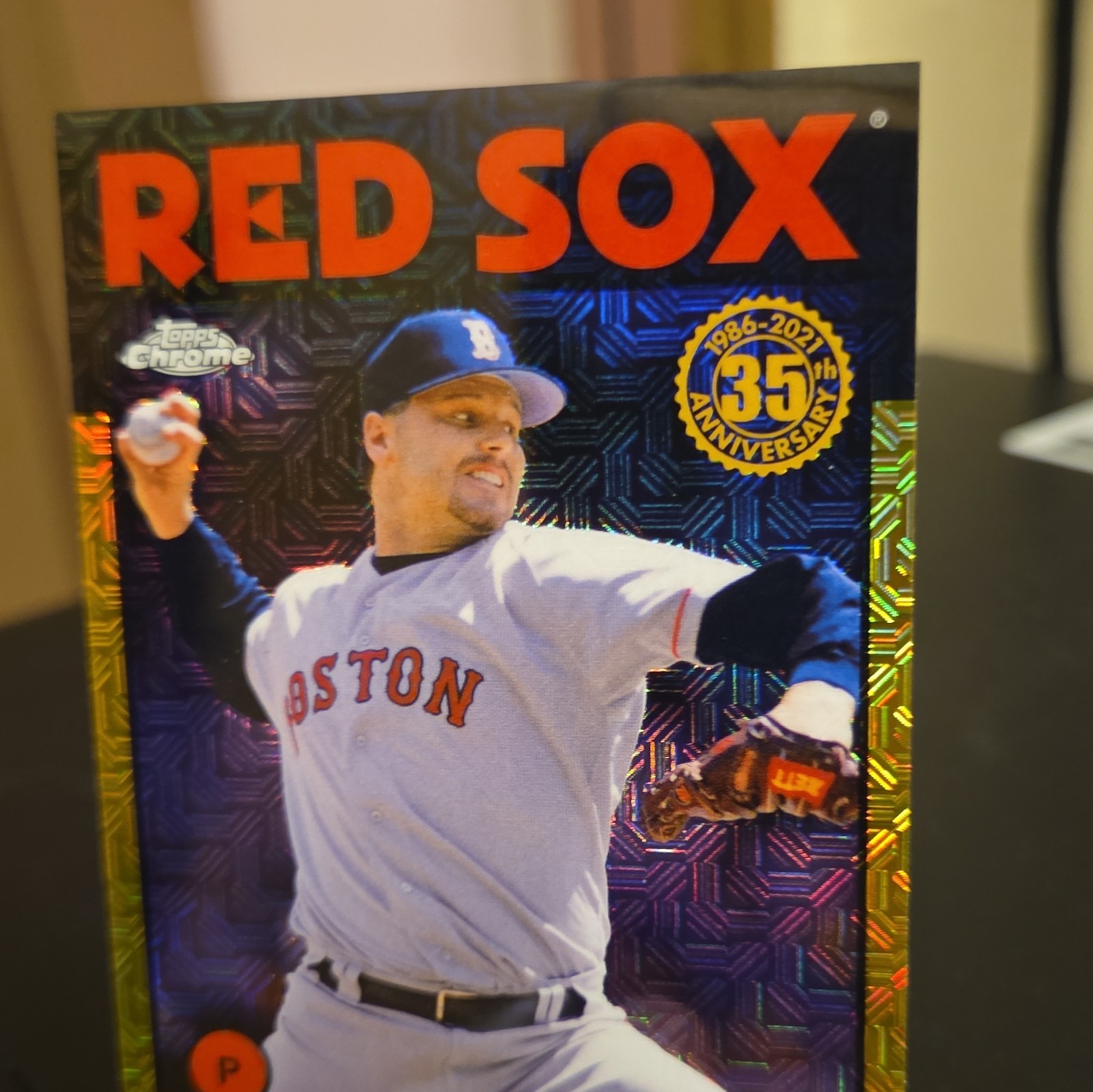 Topps 2021 Silver Pack 1986 Chrome Roger Clemens Red Sox Gold /50 #86BC-40