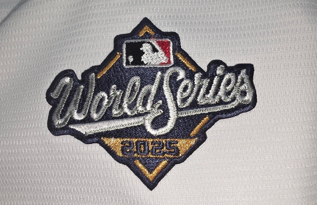 2025 World Series 2.5×2 Inches Iron-On Patch LA Dodgers Blue Jays MLB Baseball