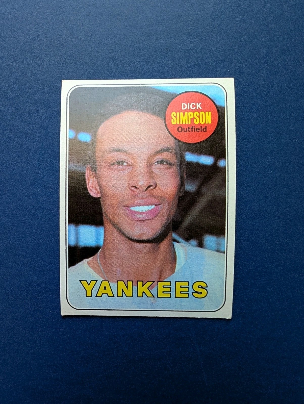 1969 Topps – Dick Simpson #608 – EX-MT+