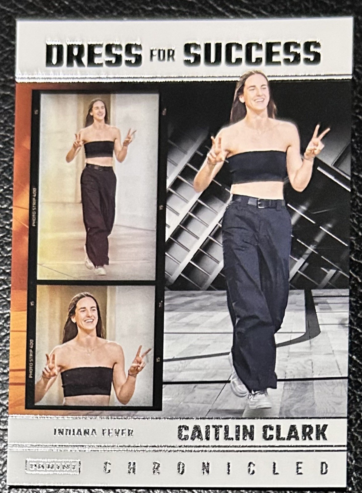2025 Panini Caitlin Clark Chronicled Dress For Success #68 Indiana Fever