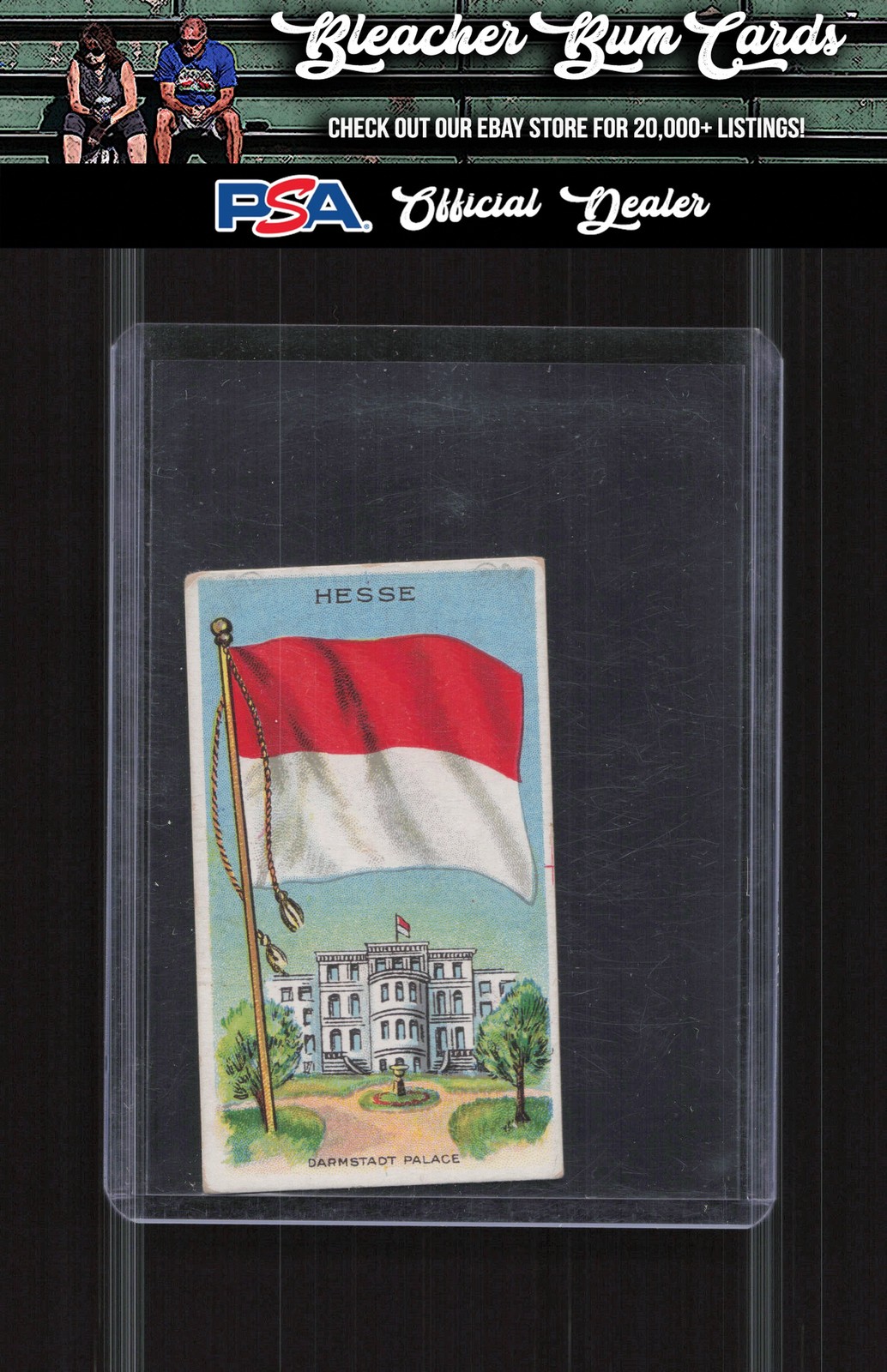 1910-11 Flags of All Nations (T59) Sweet Caporal NNO Hesse EX