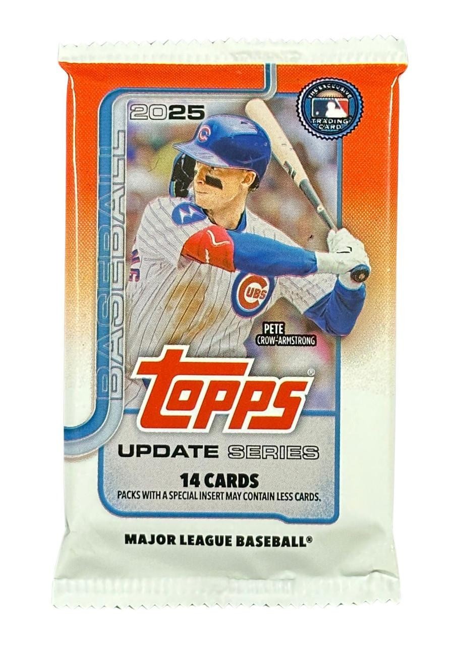 2025 Topps Update Series Baseball Factory Sealed 14 Card Pack (QTY)