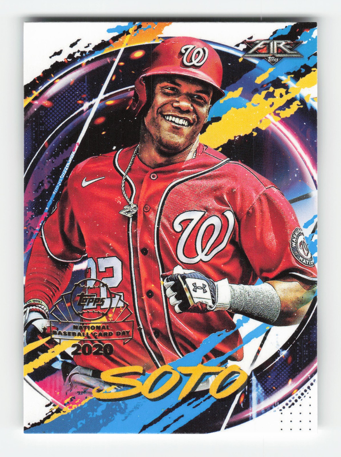 2020 Topps Chrome Topps Fire NBCD Preview #FP-6 Juan Soto Near Mint or Better