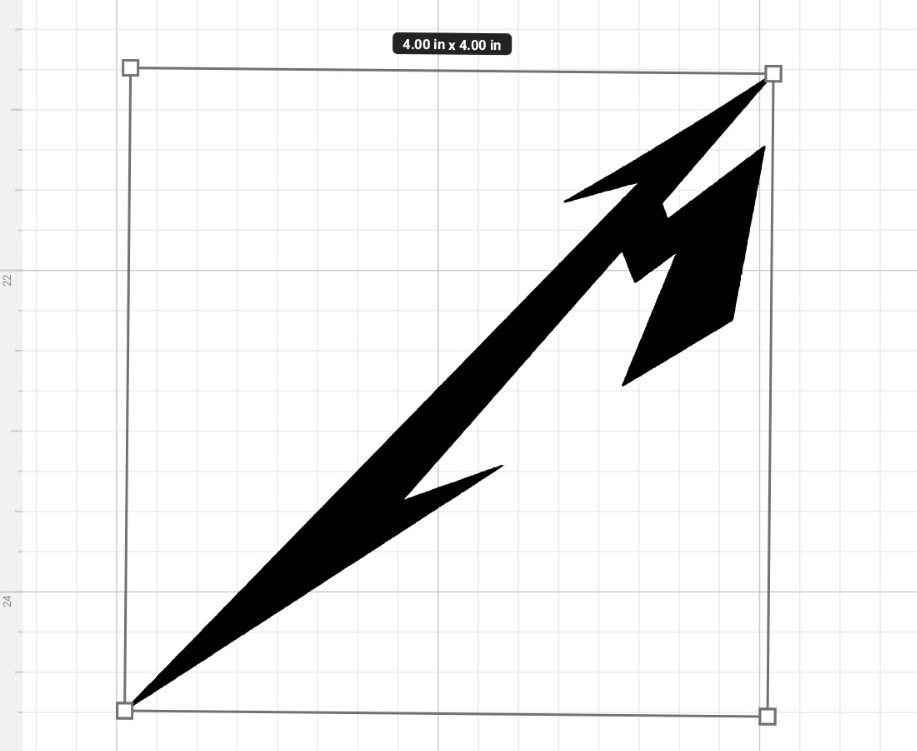 Metallica Hardwired M Vinyl Decal Guitar Laptop Car Window Sticker 4×4 Inches!