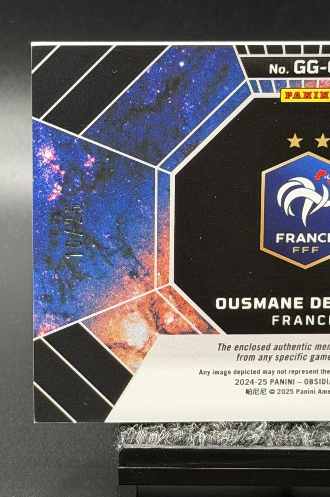 2024-25 Obsidian Ousmane Dembélé🇫🇷 ⚽️Galaxy Gear Taiga MEM,SSP#/25,VERY RARE🔥