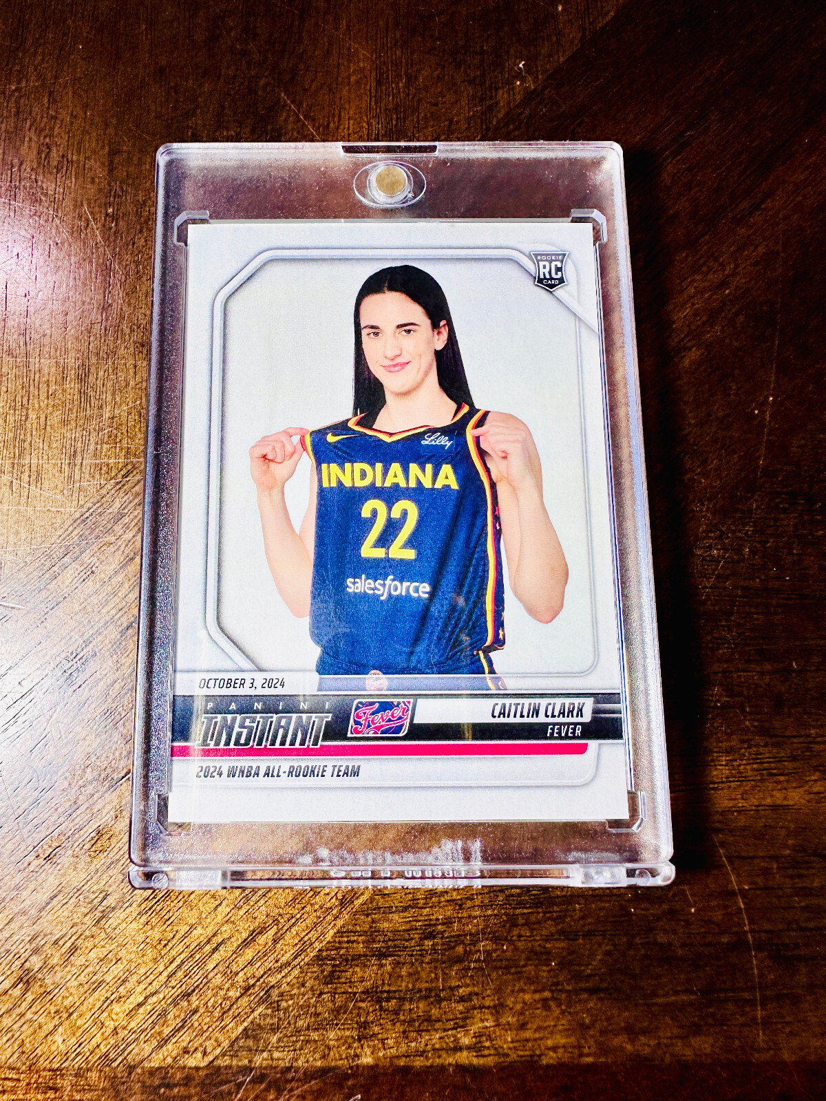 2024 Caitlin Clark RC Rookie Numbered# in Protective case 247 WNBA