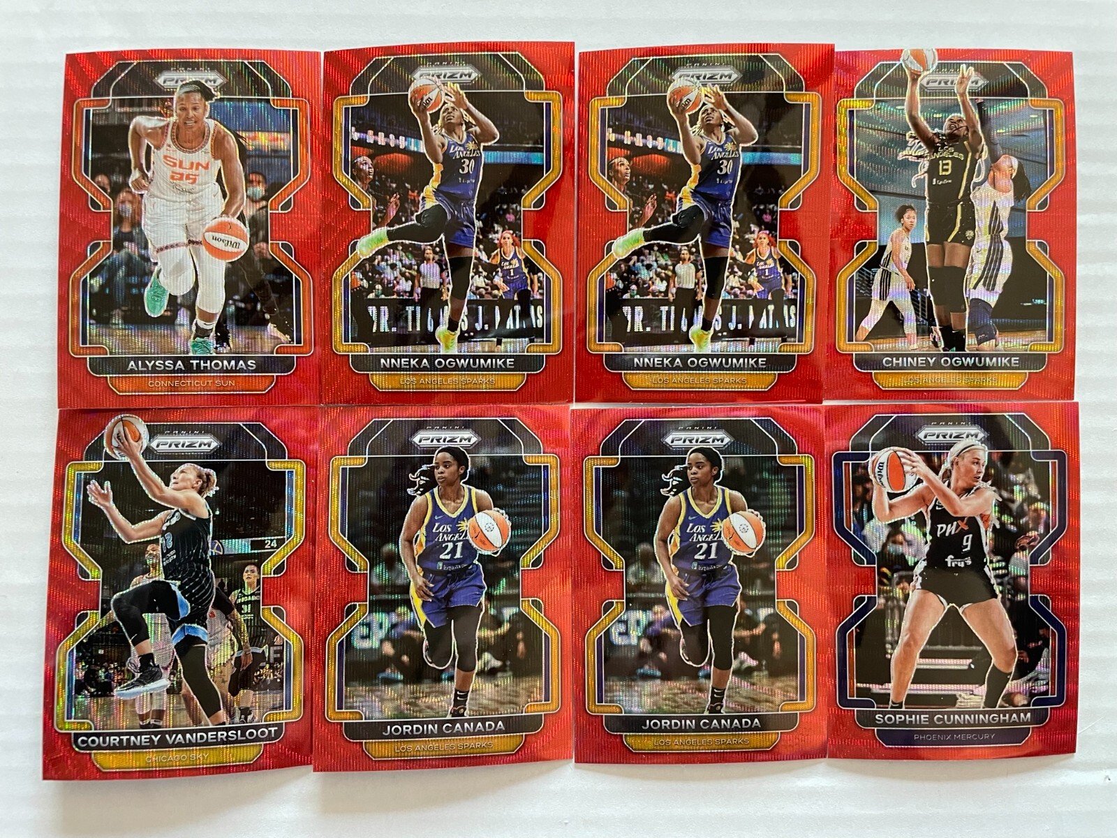 WNBA 2022 Ruby Wave Panini Prizm – Singles