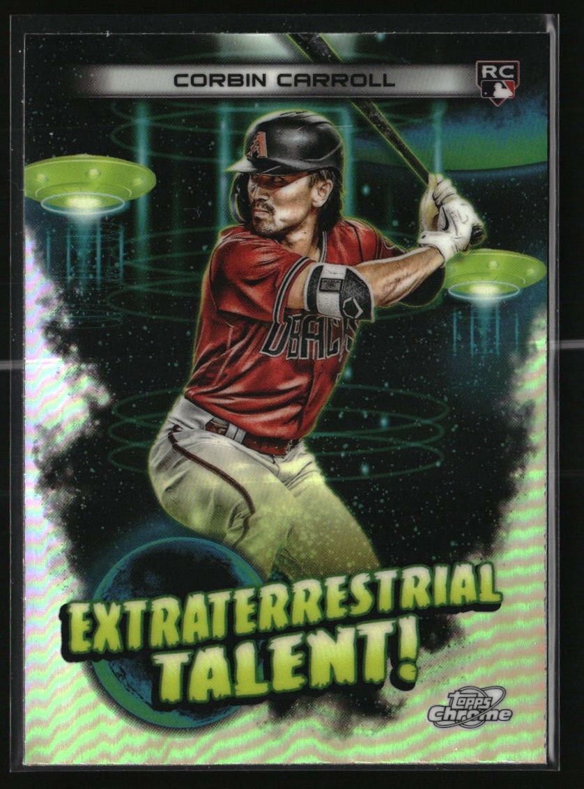 2023 Topps Chrome Cosmic Extraterrestrial Talent Corbin Carroll Diamondbacks