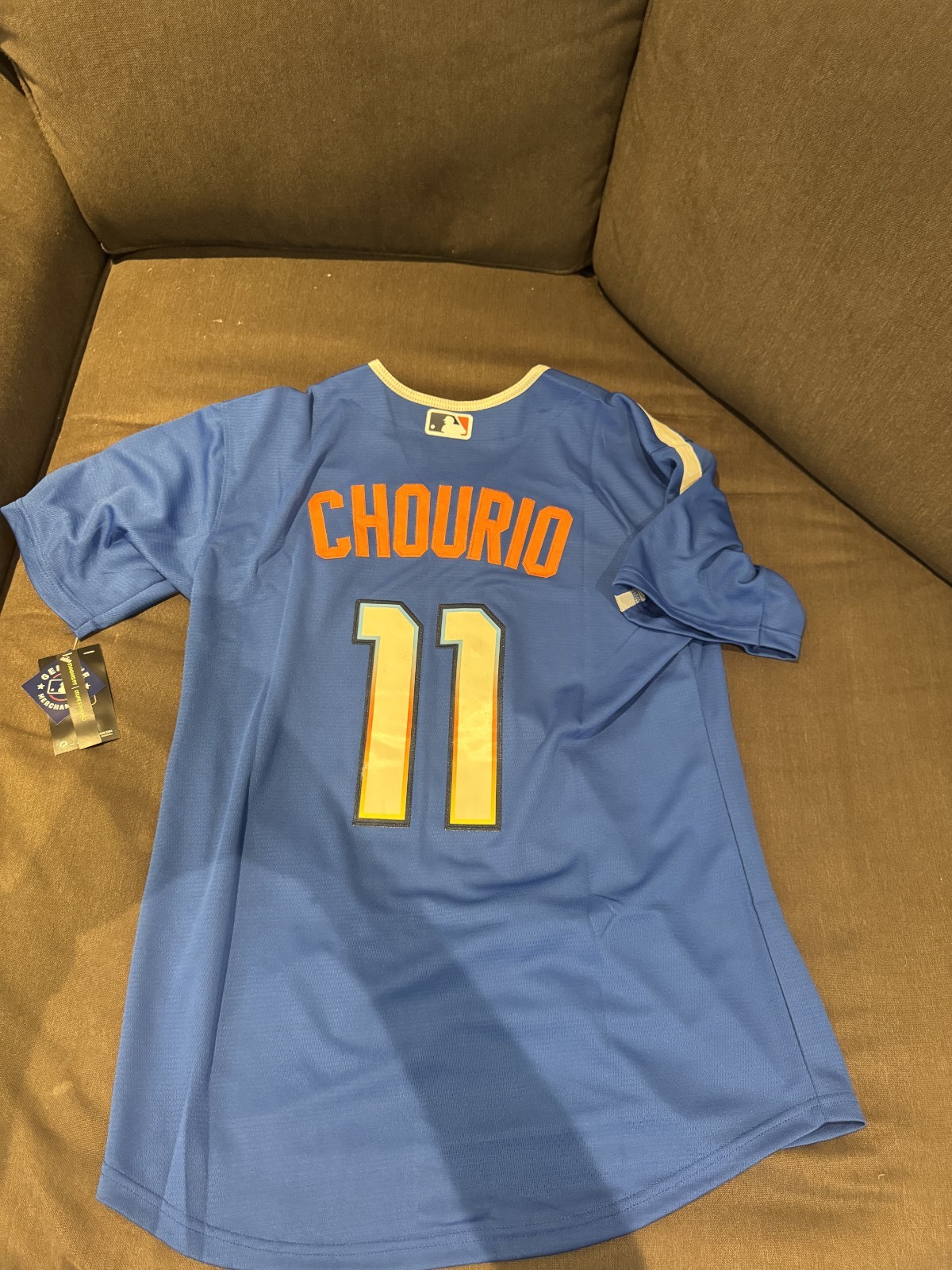 Jackson Chourio Milwaukee Brewers Wisco Jersey Mens Size Large