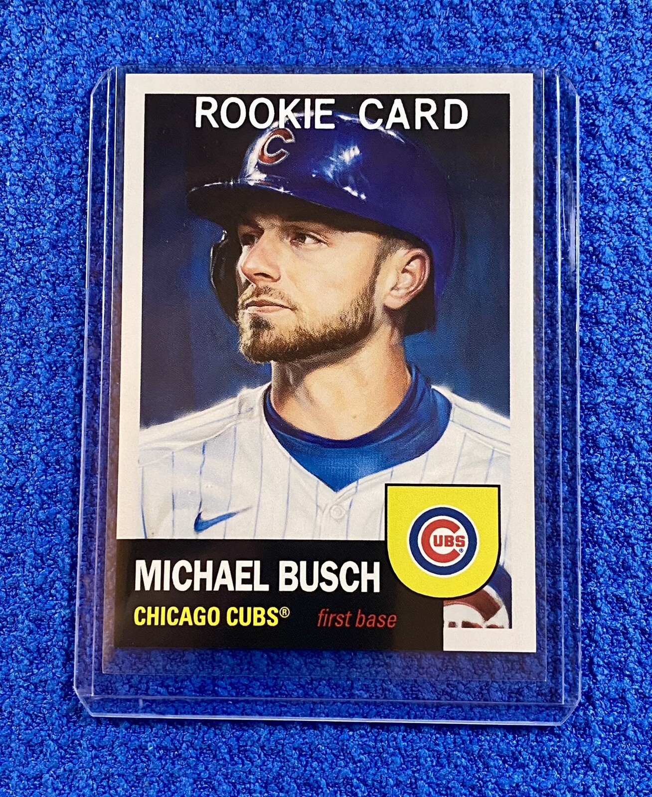 Chicago Cubs Rookie MICHAEL BUSCH Topps Living #734, RC, RC/TL+GCS, Facsimile AU