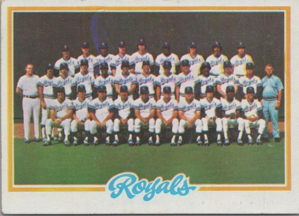 1978 Topps #724 Kansas City Royals