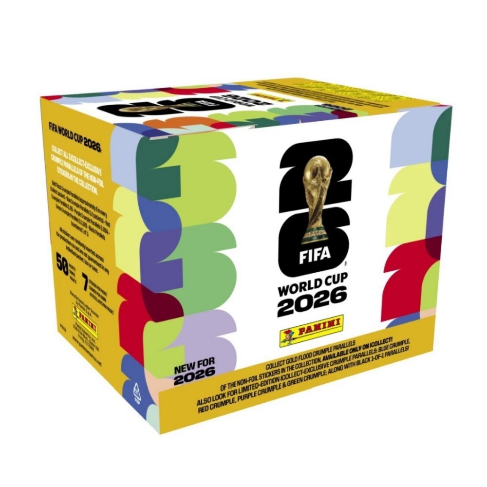 Panini 2026 FIFA World Cup Official Stickers, 50 Pcs Box, Gold Limited Edition