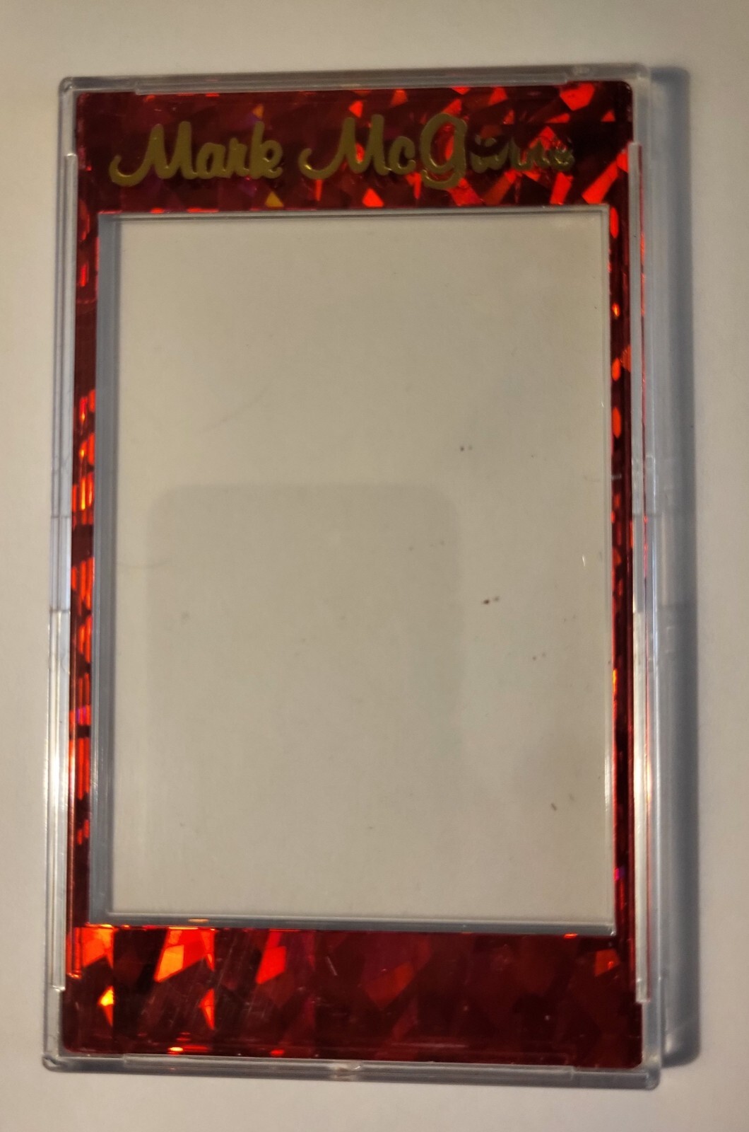 Mark McGwire Plastic 3×5 Prism Snap Tight Sports Card Guard Holders – Brand New