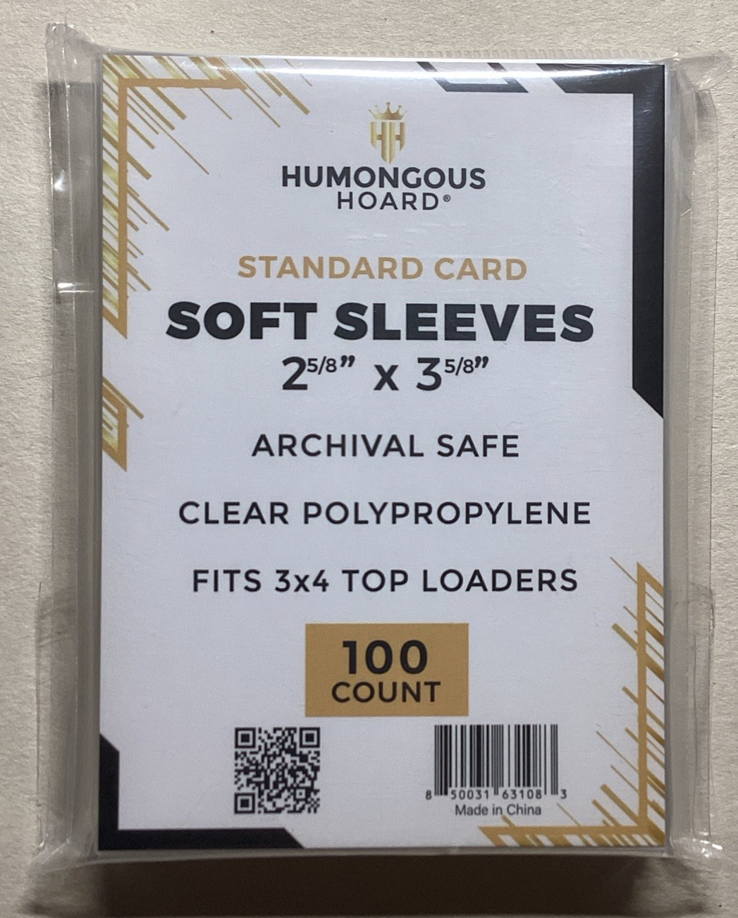Humongous Hoard Penny Sleeves for Standard Trading Cards Ulta Clear