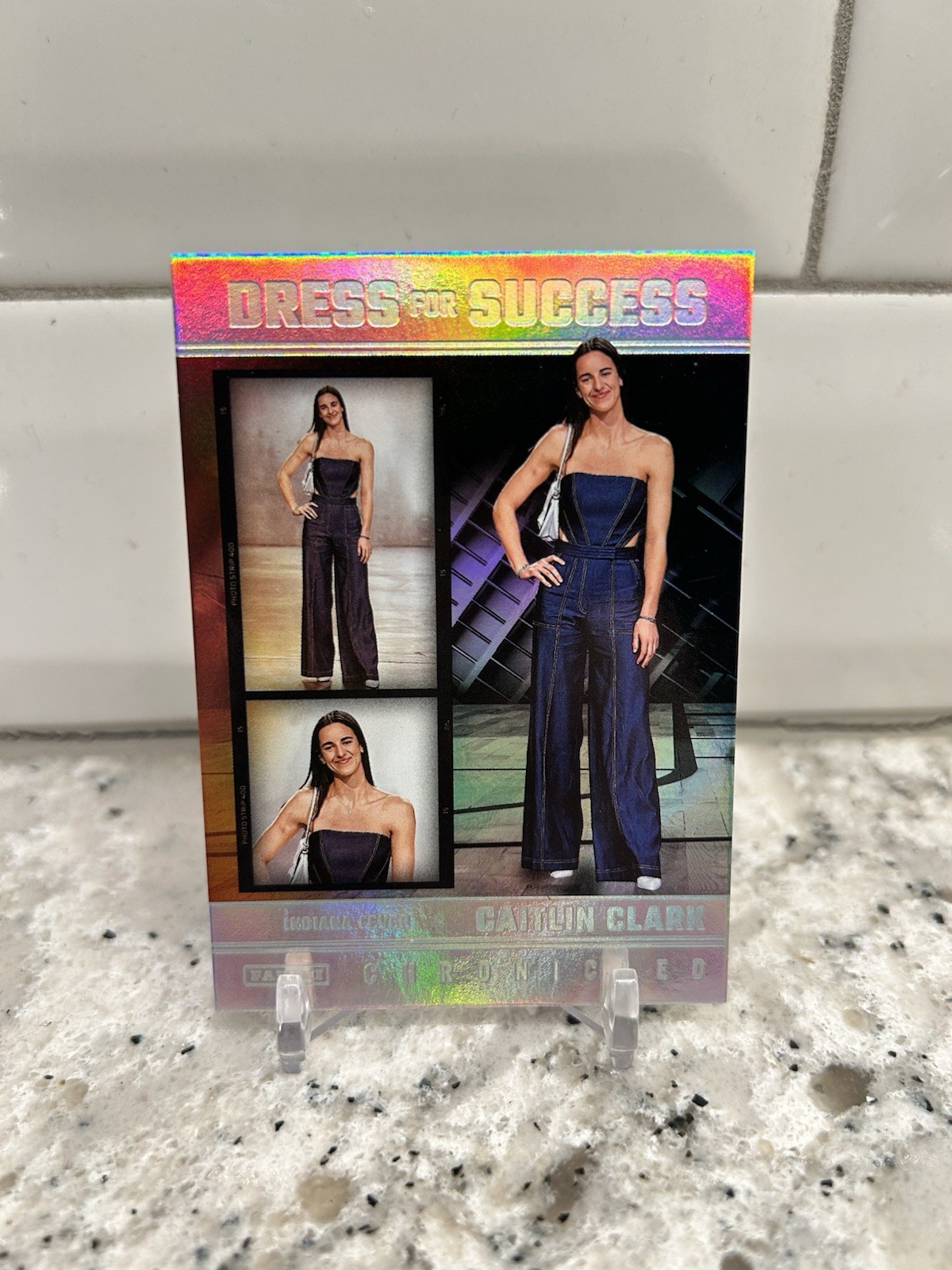 2025 Panini Caitlin Clark Chronicled Silver Holo Parallel #66 🏀 Indiana Fever