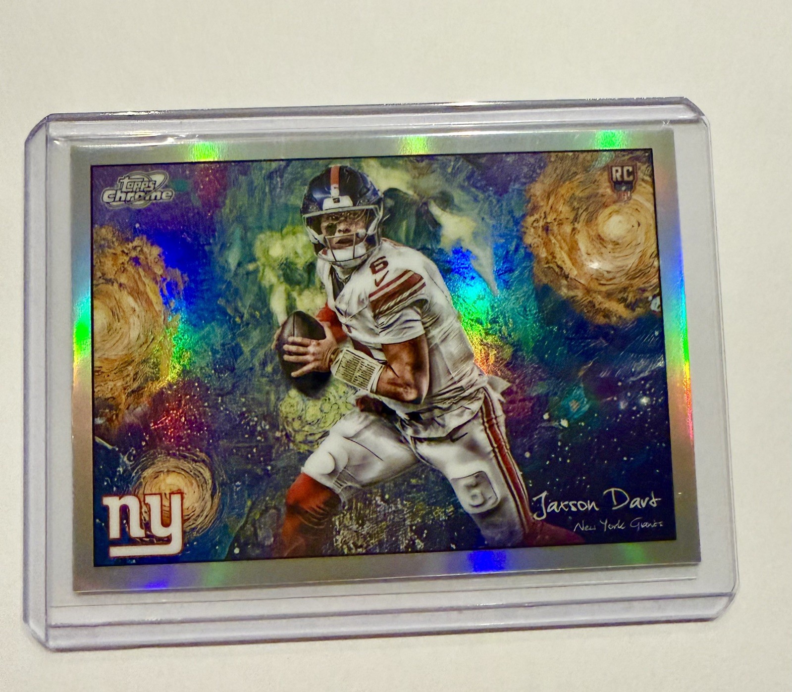 Topps Cosmic Jaxson Dart Stars Of The Night STN-2 RC Insert Giants NFL 2025