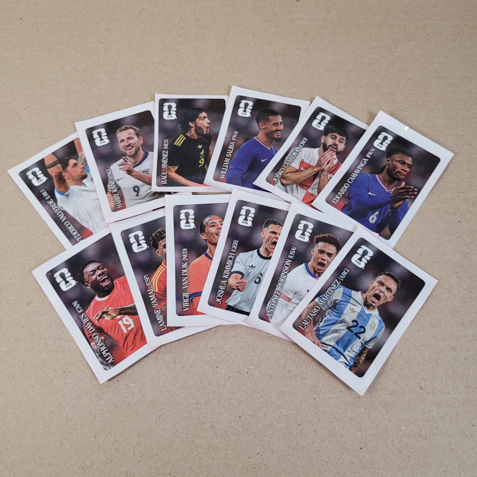 Panini Coca Cola Full Set WORLD CUP 2026 12 Sticker Complete Mint CC1-CC12