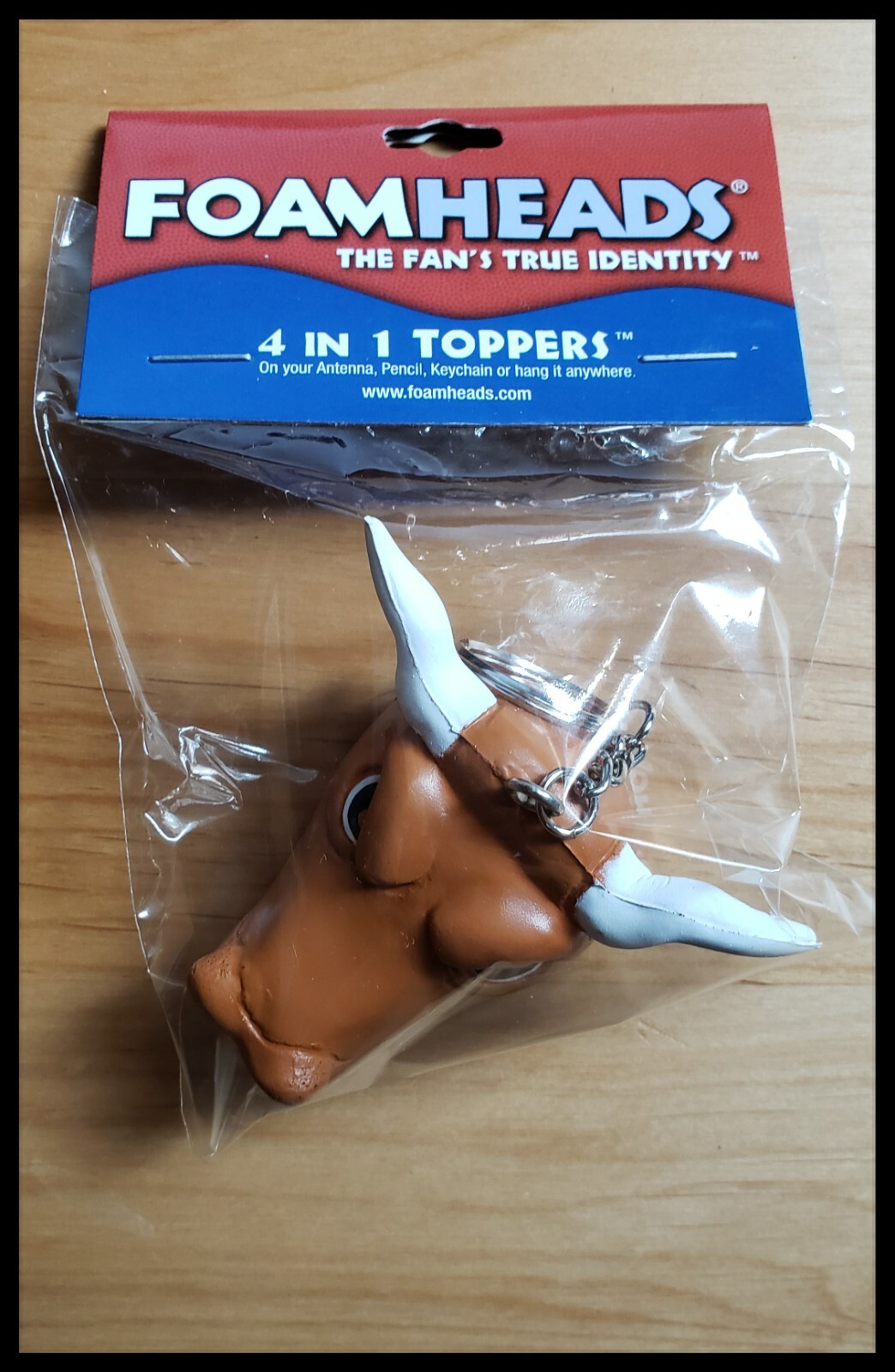 NEW – Texas Longhorns 4 in 1 Souvenir Topper