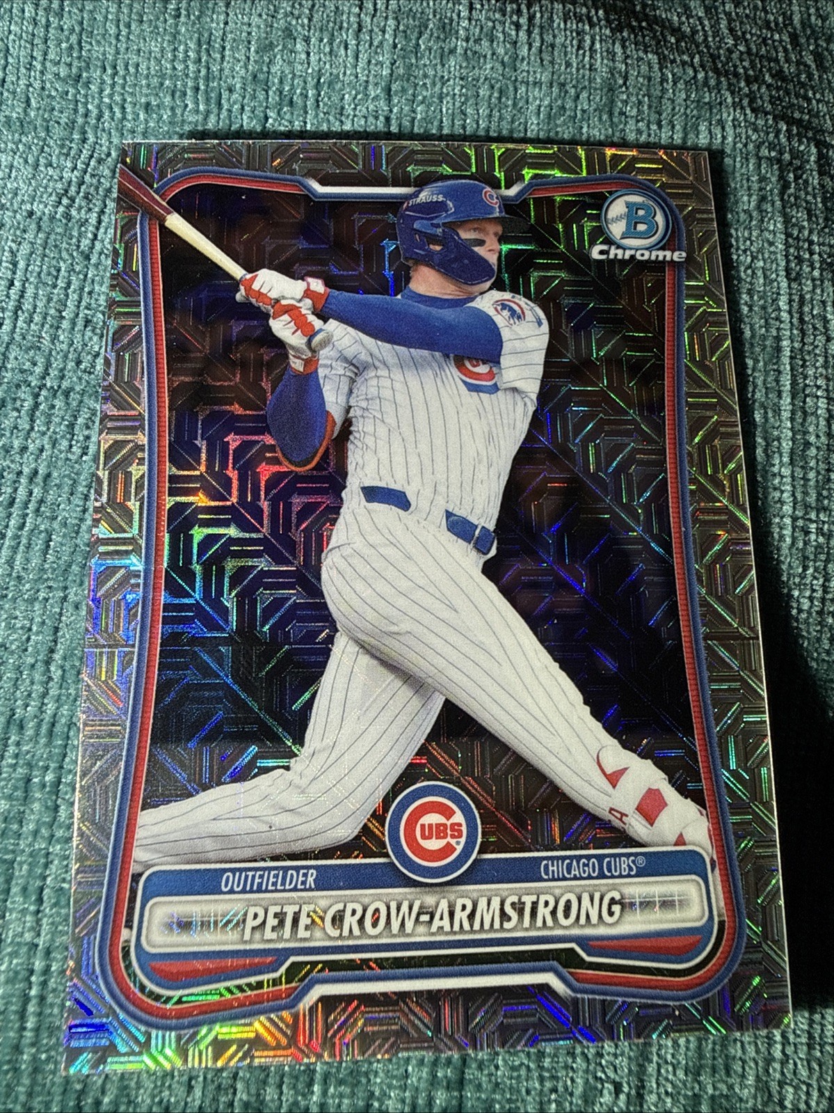 2026 Bowman Baseball Pete Crow-Armstrong Chrome Mojo Refractor – Chicago Cubs