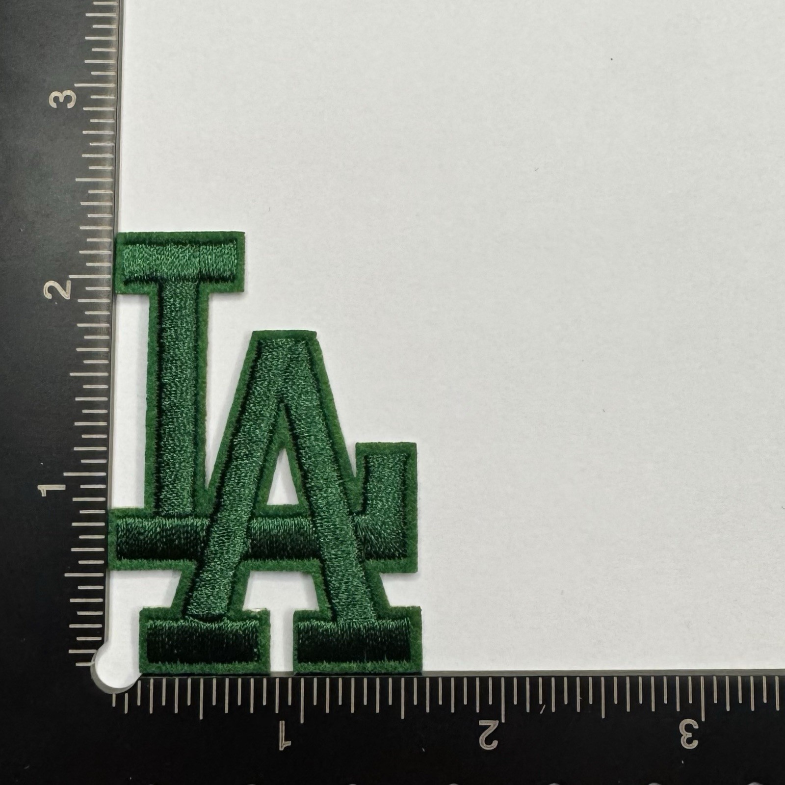 Los Angeles Dodgers L.A. Iron On Patch White Black Red Hat Jersey Patch