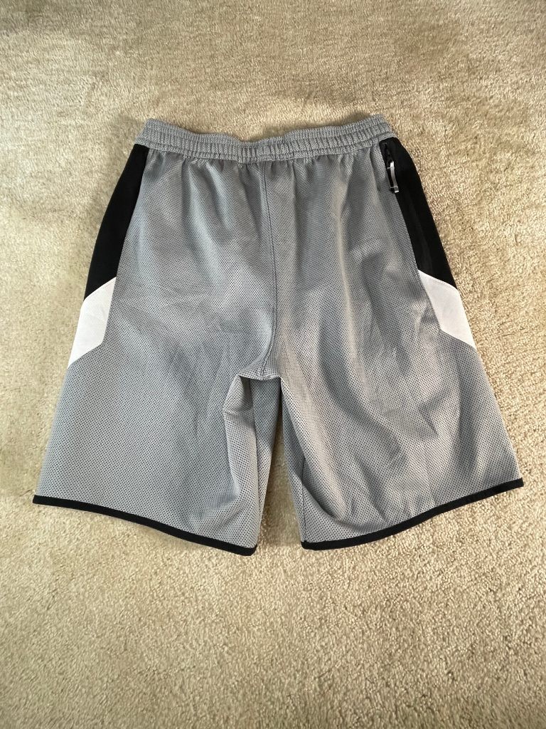 Nike NBA Authentics San Antonio Spurs Team Issued Shorts Gray Mens L Dri-Fit