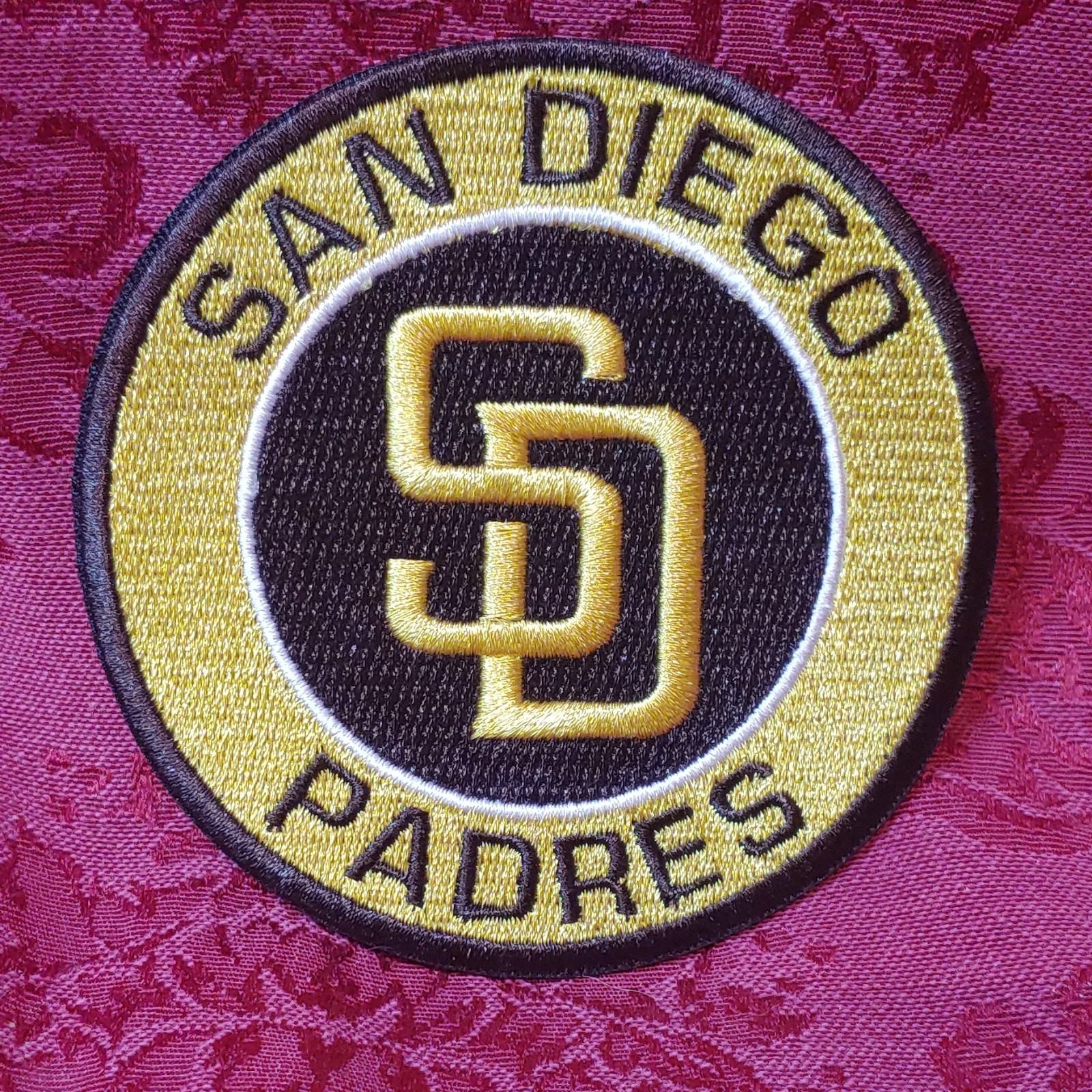 San Diego Padres Baseball Patch SD Logo Team Sports. 3 1/2 inch. Collectible