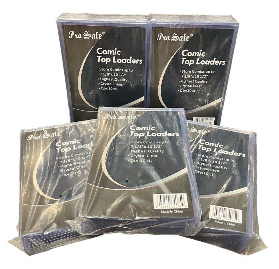 Pro Safe 7.5×11 Modern Current Comic Book Toploaders 34085 New Top Loaders
