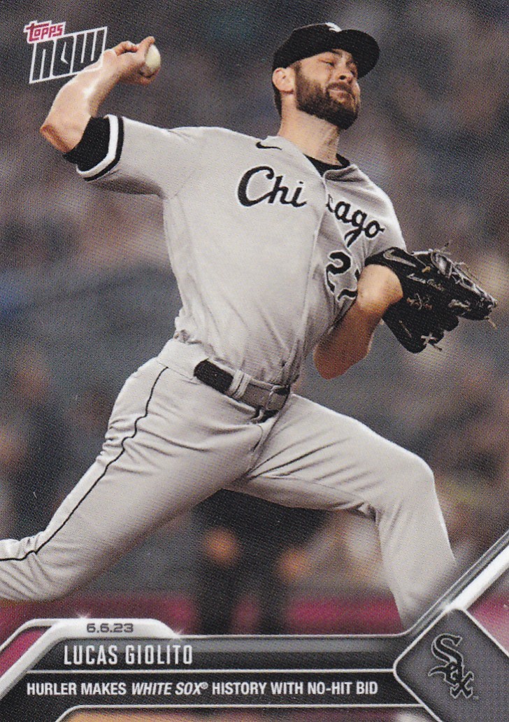 2023 TOPPS NOW #397 LUCAS GIOLITO- CHICAGO WHITE SOX