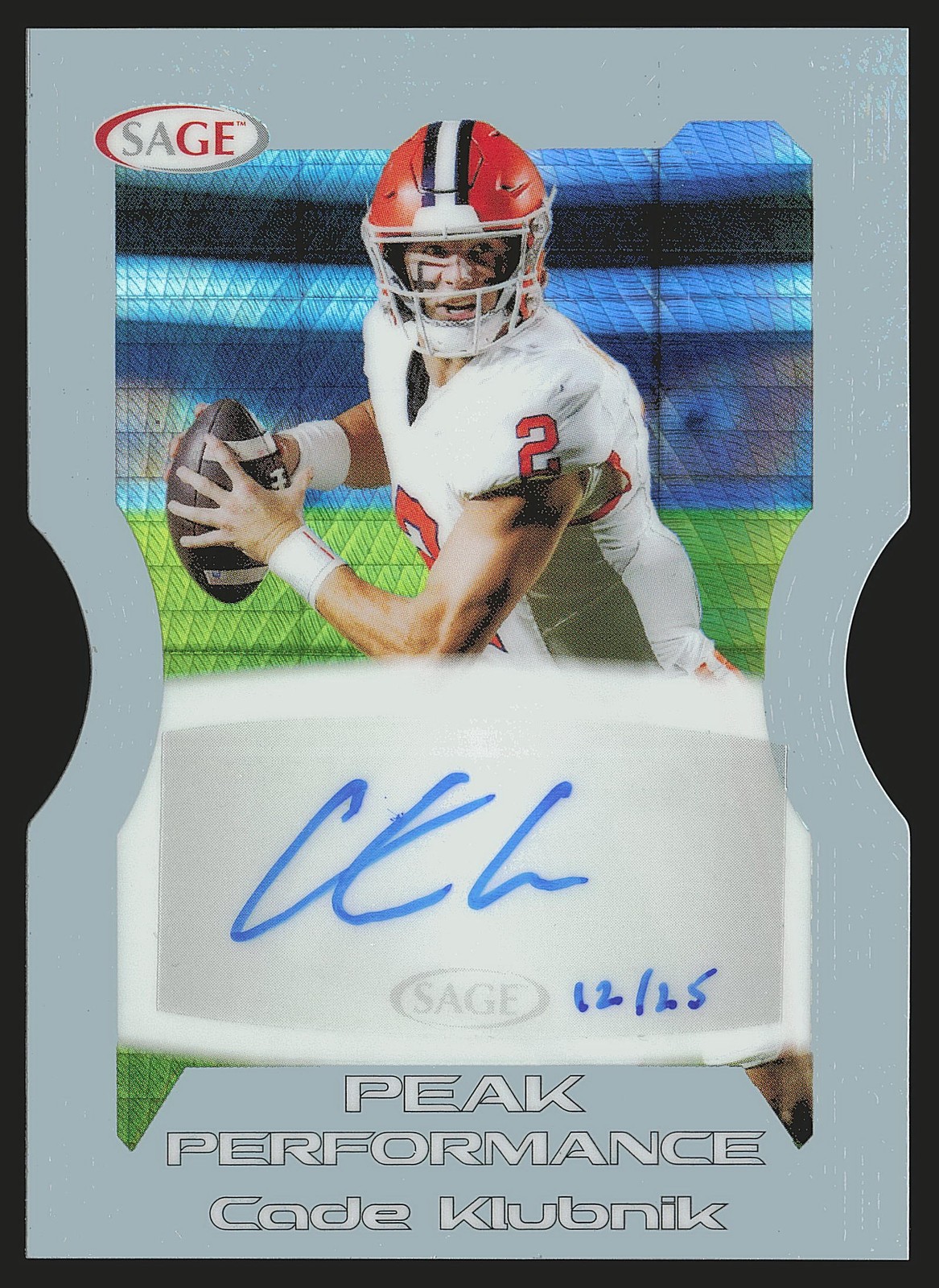 2026 SAGE #PKA-CK Cade Klubnik Peak Performance Signatures Silver /25 SN,AU