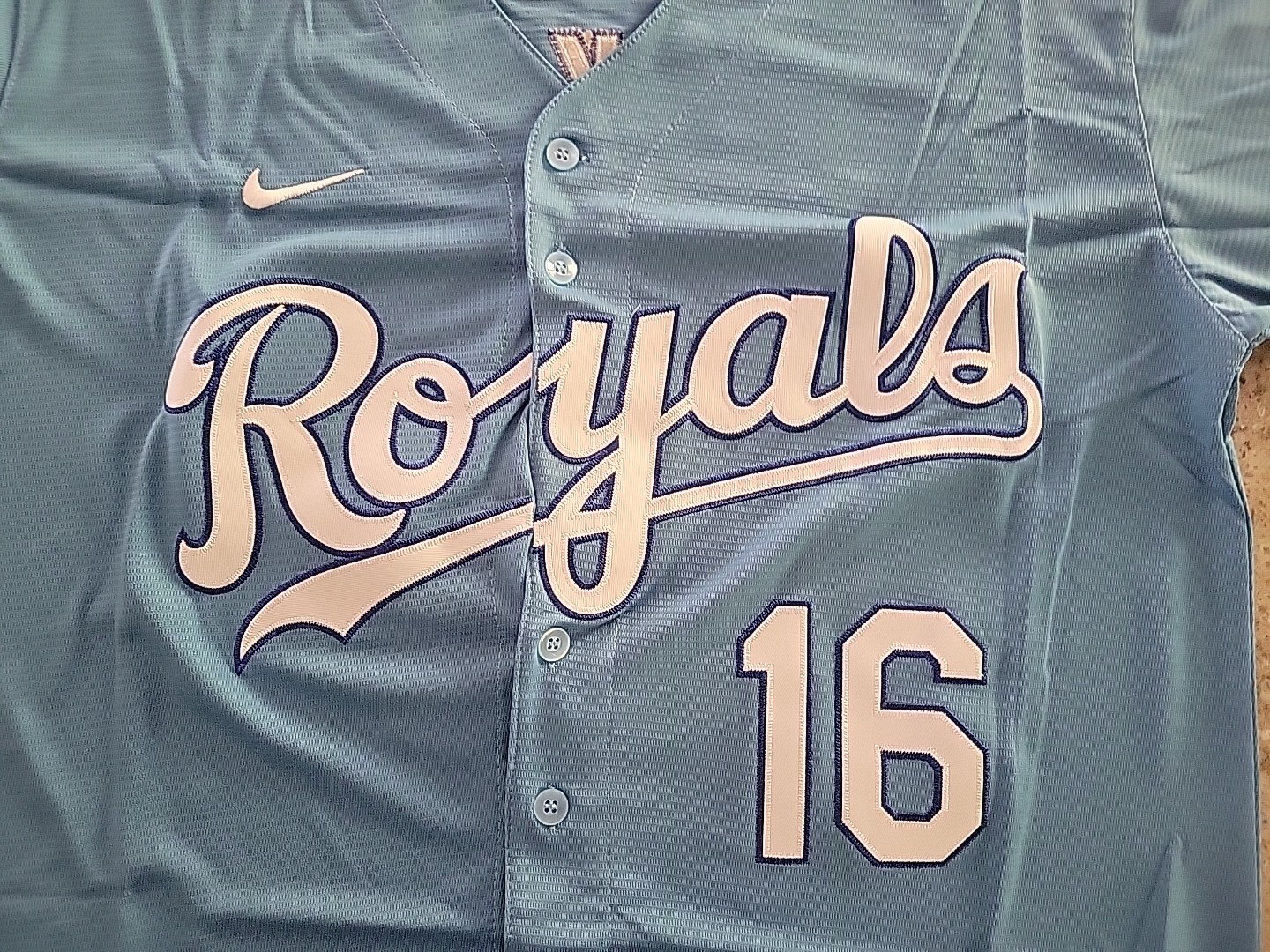 New! Bo Jackson Kansas City Royals Blue Baseball Jersey Adult Men’s XL