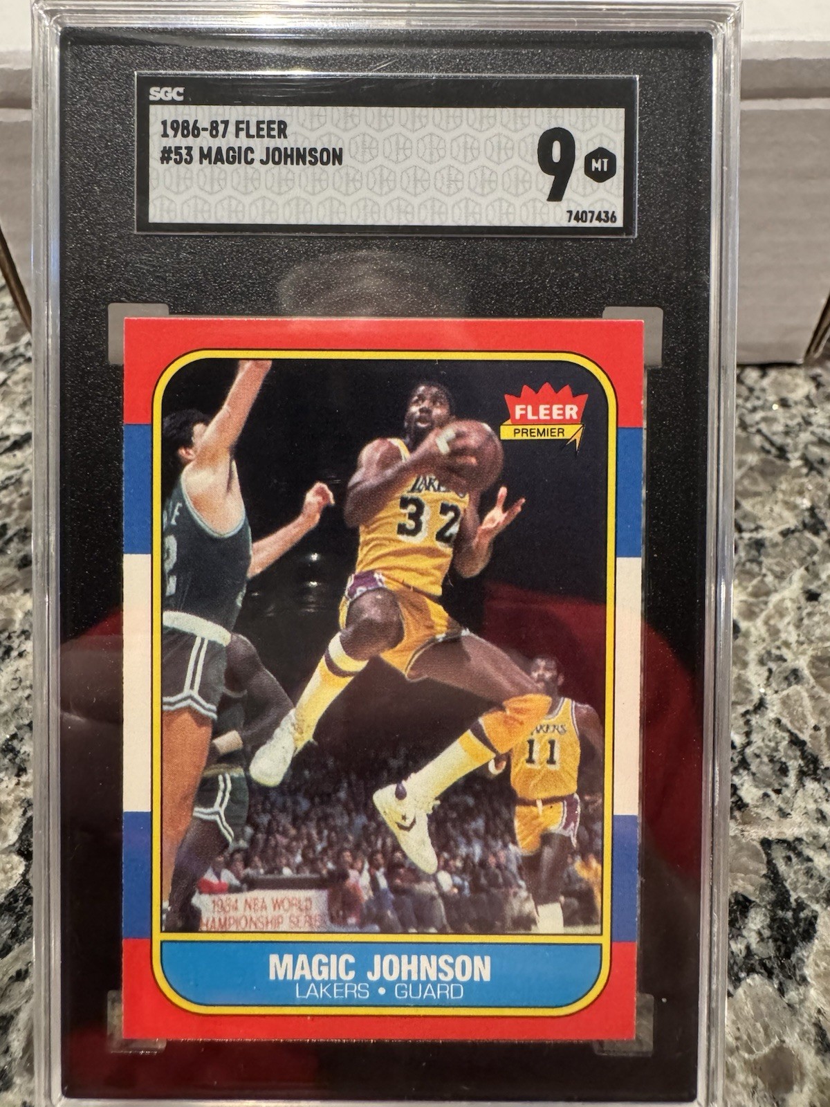 1986-87 Fleer – Magic Johnson #53 SGC 9