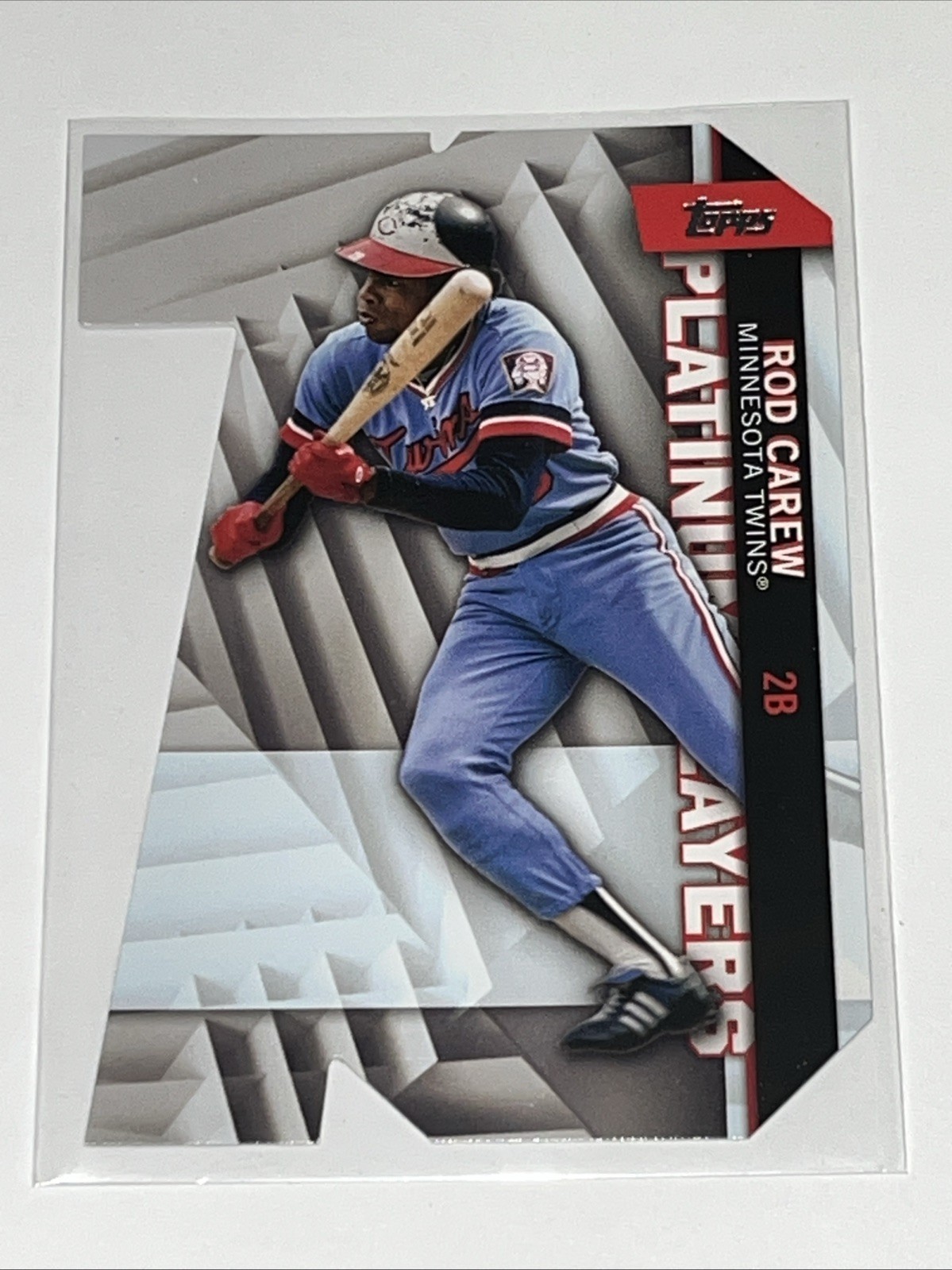 2021 Topps Chrome Update #PDC-33 Rod Carew Platinum Player Die Cut
