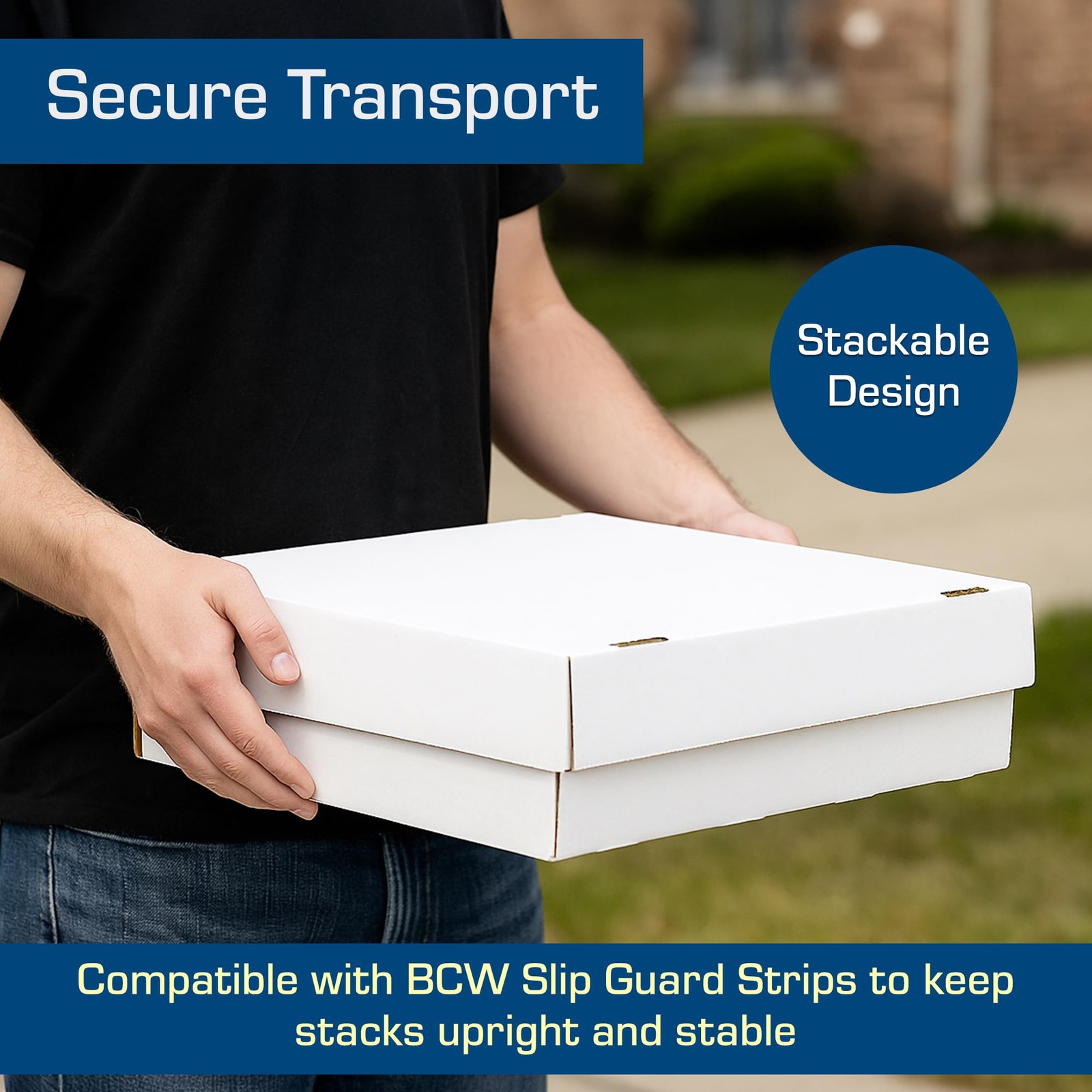 BCW Monster Box – 5ct Trading Card Storage Box | Holds 3200 Cards | Sports & …