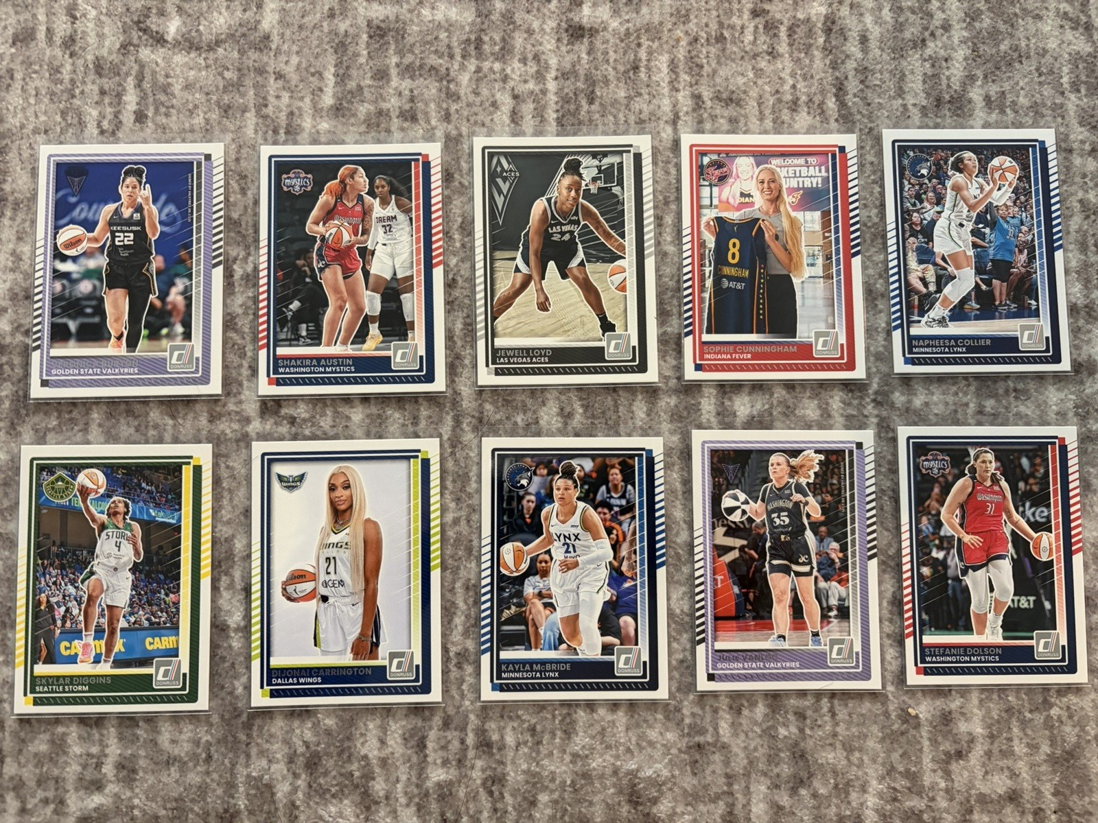 2025 WNBA Donruss – Complete Your Set – Base Cards Singles – You Pick