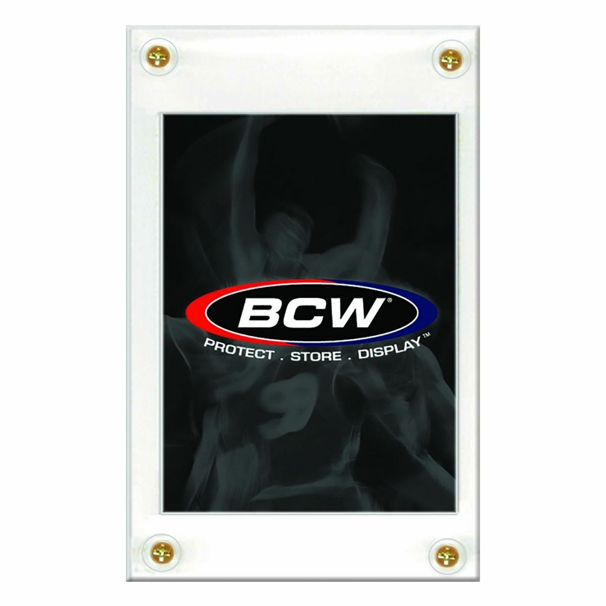 BCW 4-Screw Recessed Screwdown Trading Card Holder For Regular Size Cards 20pt